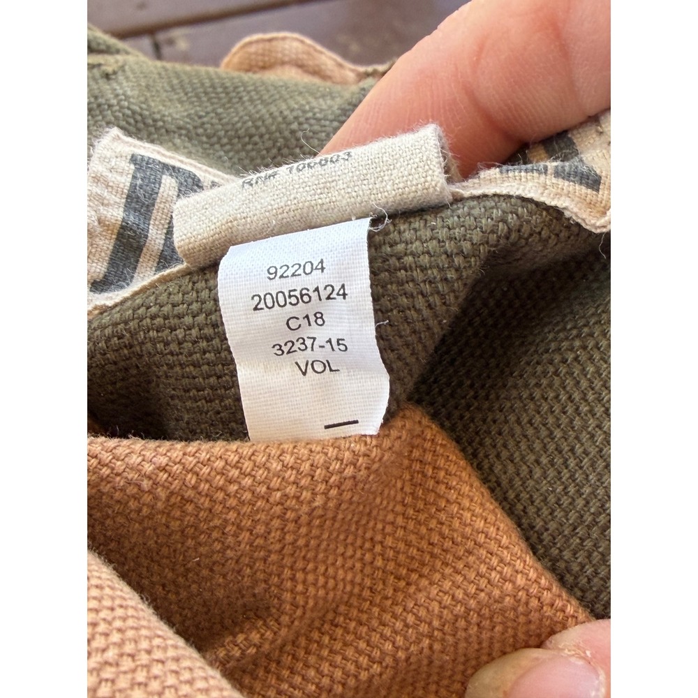 Duluth Trading Co Mens Olive Green Fire Hose Cargo Work Pants 36x34 Fits 36x32 - Picture 7 of 8